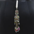 Jeweljunk Oxidised Plated Multi Kundan Challa -1503815