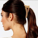 Apurva Pearls Brown Austrian Stone Hair Clip - 1505102A