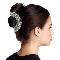 Apurva Pearls White Austrian Stone Hair Clip - 1505103C