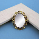 Jeweljunk Antique Gold Plated Mirror Adjustable Finger Ring - 1505524