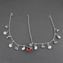 Jeweljunk Oxidised Silver Plated Maang Tikka  -  1505641