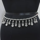 Jeweljunk Oxidised Plated Coin Navratri Special Kamarband -1506017