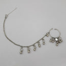 Jeweljunk Oxidised Silver Plated Nose Ring