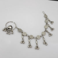 Jeweljunk Oxidised Silver Plated Nose Ring