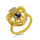 Urbana Gold Plated single Adjustable Ring Reflecting I love you In 100 Languages
-1506358B-1506358B