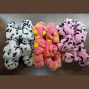 Eugenia Assorted Color Pack Of 6  Soft Hair Band
