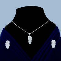 Nipura 925 Silver Tropical Vacation Peandant-set (Whithout Chain)