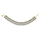 Etnico Traditional Alloy Gold Plated Kundan Pearl Payal Anklet for Women (A046QG)