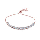 Etnico Rose Gold-Plated Pull Chain Bracelet (Women) - ADB161RG