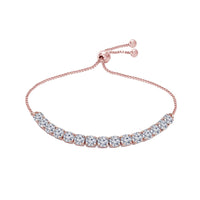 Etnico Rose Gold-Plated Pull Chain Bracelet (Women) - ADB161RG
