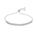 Etnico Rhodium-Plated Pull Chain Bracelet (Women) - ADB169S