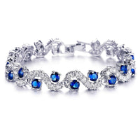 Etnico Silver-Plated Chain Bracelet (Women) -  ADB181Bl