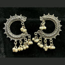 Blythediva Silver Plated Pack Of 3 Pearl Dangler Earrings