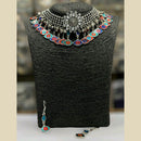 Blythediva Oxidised Plated Kundan Stone & Meenakari Pack Of 3 Choker Necklace Set