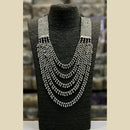 Blythediva Oxidised Plated Pack Of 3 Long Necklace Set