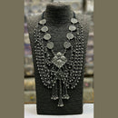 Blythediva Oxidised Plated Pack Of 3 Long Necklace Set