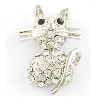 Mahi Crazy Cat Brooch Pin