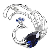 Mahi Swooning Peacock Brooch