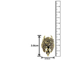 Mahi Gold Plated Skull Bones and Wings Shirt Stud Brooch Pin for Men (BP1101045G)