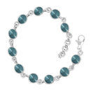 Mahi Blue Eternal Love Bracelet with Crystal