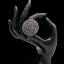 Blythediva Pack Of 3 Oxidised Round Shape Ring