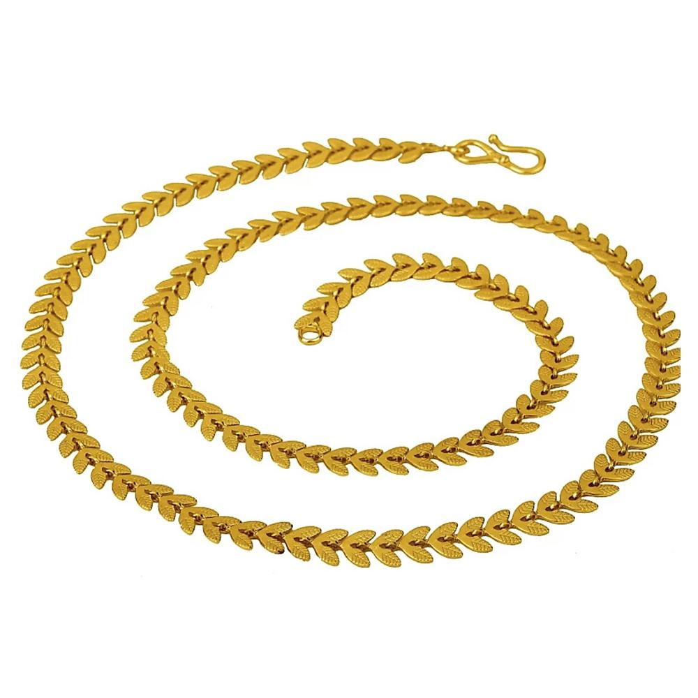 Martina Jewels Traditional Gold Plated Pack Of 6 Chain for Men  - CH-106_6