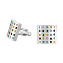 Mahi Rhodium Plated Multicolored Candy Crush