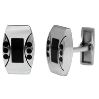 Mahi Rhodium Plated Glamorous Cufflink for men