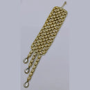 Midas Touch Gold Plated White Austrian Stone Bracelet