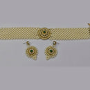 Midas Touch Gold Plated Austrian Stone & Pearl Necklace Set