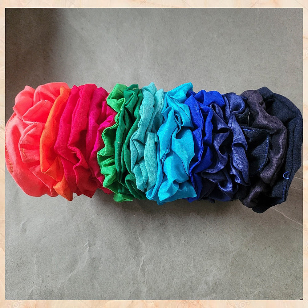 Dream Fashion Assorted Color Pack Of 6 Hair Rubber Band