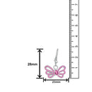 Mahi Winged Butterfly Crystal Earrings
