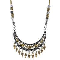 Jeweljunk Zinc Alloy 2 Tone Plated Boho Necklace - 1111004