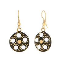 Jeweljunk White Gold Plated Dangler Earrings - 1308329F