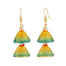 Tip Top Fashions Multicolor Gold Plated Thread Earrings - 1309016O