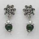Jeweljunk Rhodium Plated Dangler Earrings - 1309036B