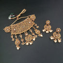 Real Creation AD Stone Choker Copper Necklace Set - FBB0138B