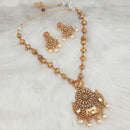 Real Creation AD Stone Copper Necklace Set - FBB0144A
