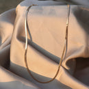 H K Fashion Rose Gold Snake Chain