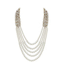 Etnico Gold-Plated Layered Groom Necklace For Men (Mlp26W)