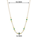 Etnico Gold-Plated   Layered Groom Necklace For Men (Mlp38G)