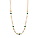 Etnico Gold-Plated   Layered Groom Necklace For Men (Mlp38G)