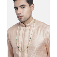 Etnico Gold-Plated   Layered Groom Necklace For Men (Mlp38G)