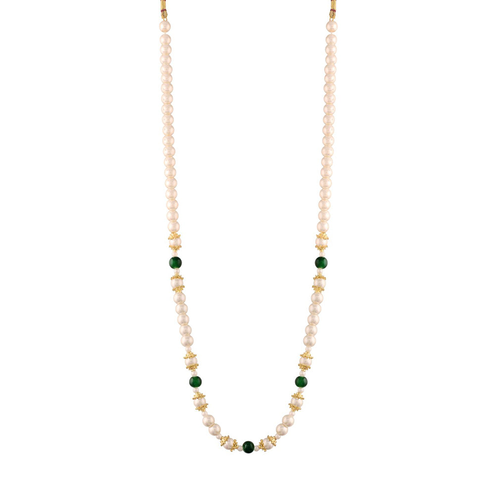 Etnico Gold-Plated   Layered Groom Necklace For Men (Mlp38G)