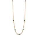 Etnico Gold-Plated   Layered Groom Necklace For Men (Mlp38G)