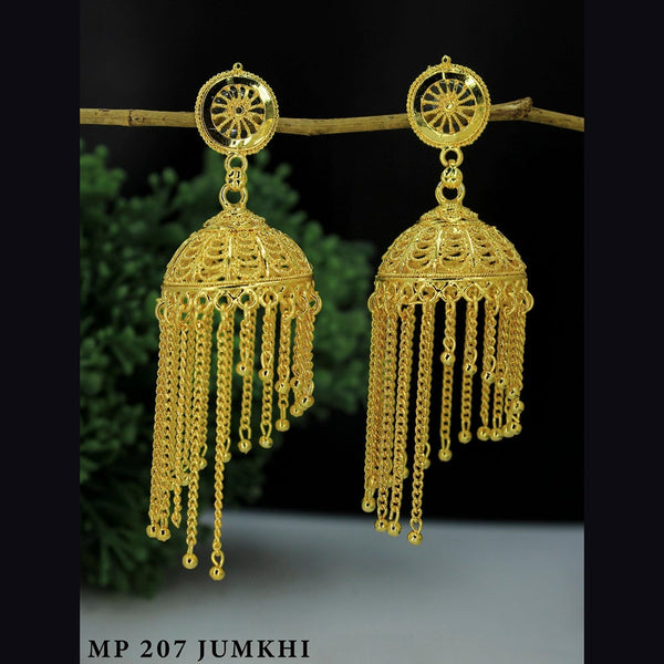 Mahavir Forming Gold Plated Jhumki Earrings  - MP 207 Jumkhi