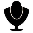 Mahi Graceful White Fresh Water Pearl Necklace