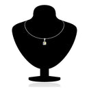 Mahi Liana Collection Rhodium Plated Made with Swarovski Crystal Pendant Set for Women