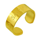 Missmister Pack Of 12 Gold Plated Shirdi Sai Baba "Om Sai Ram" Fashion Free Size Finger Ring   - ORNI8132