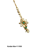Padmawati Bangles Gold Plated Kundan Stone Maang Tikka